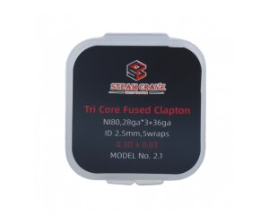 Steam Crave Tri-Core Fused Clapton Coil  (10 Stück pro Packung)