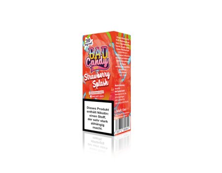 Bad Candy Liquids - Strawberry Splash - Nikotinsalz Liquid 20mg/ml