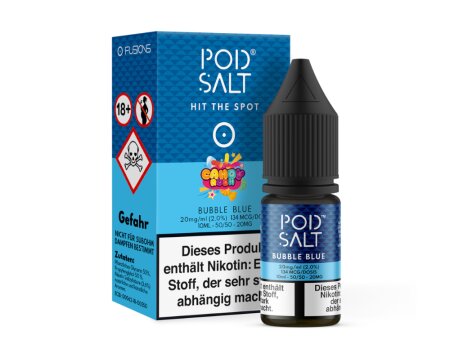 Pod Salt Fusion - Bubble Blue - Nikotinsalz Liquid 