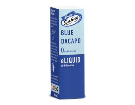 Erste Sahne - Blue daCapo - E-Zigaretten Liquid 
