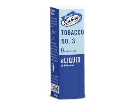 Erste Sahne - Tobacco No.3 - E-Zigaretten Liquid 