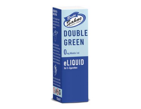 Erste Sahne - Double Green - E-Zigaretten Liquid 12 mg/ml