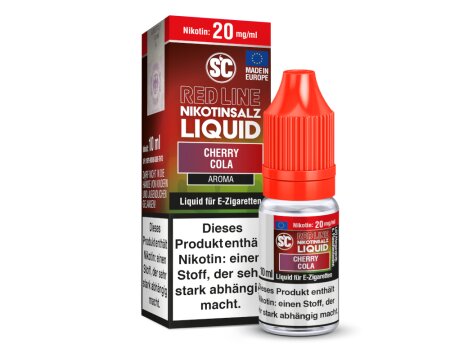 SC - Red Line - Cherry Cola - Nikotinsalz Liquid 