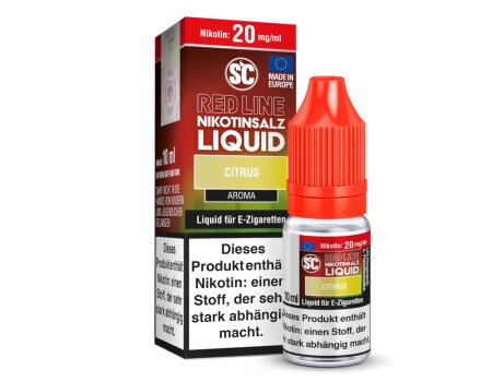 SC - Red Line - Citrus - Nikotinsalz Liquid 