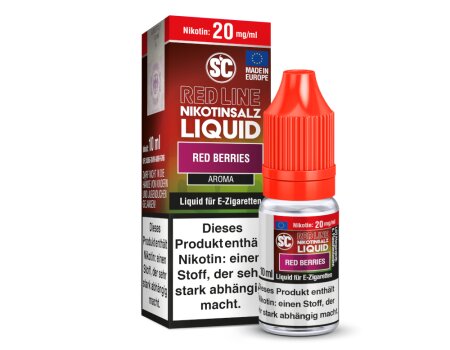 SC - Red Line - Red Berries - Nikotinsalz Liquid 