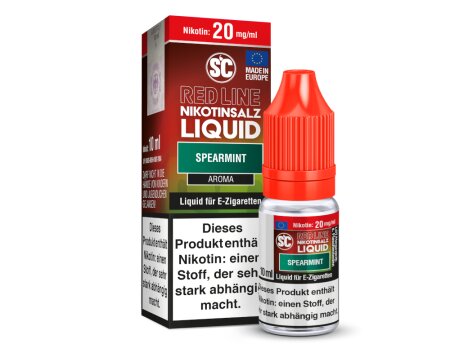 SC - Red Line - Spearmint - Nikotinsalz Liquid 
