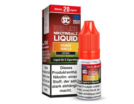 SC - Red Line - Orange Vanilla - Nikotinsalz Liquid 