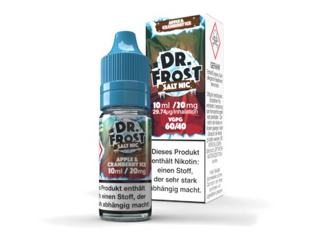 Dr. Frost - Apple Cranberry Ice - Nikotinsalz Liquid 20mg/ml