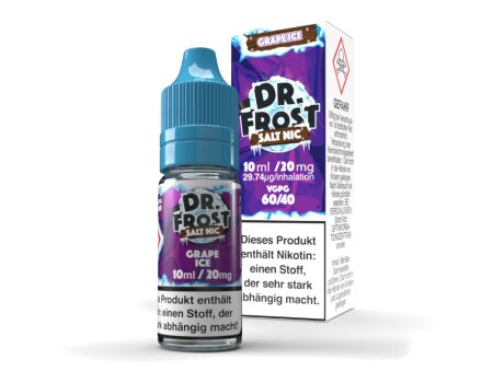 Dr. Frost - Polar Ice Vapes - Grape Ice - Nikotinsalz Liquid 20mg/ml
