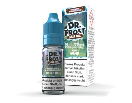 Dr. Frost - Polar Ice Vapes - Honeydew Blackcurrant Ice - Nikotinsalz Liquid 20mg/ml
