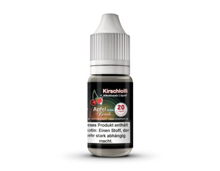 Kirschlolli Apfel Kirsch on Ice Nikotinsalz Liquid 20mg/ml 10er
